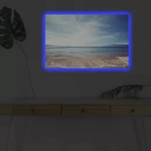 Image of 4570DHDACT-063 Multicolor Decorative LED Lighted Canvas Painting