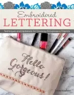 Image of embroidered lettering techniques and alphabets for creating 25 expressive p