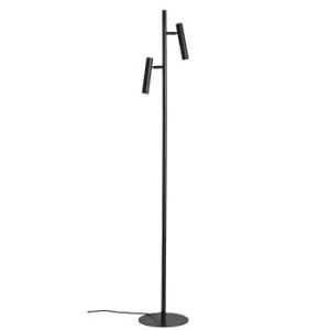 Image of Carlo 2 Floor Lamp Matt Black