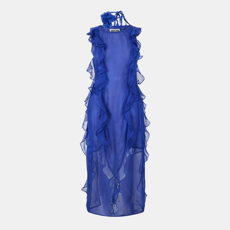 Image of AmyLynn Womens Maxi Dress Blue female 6 (XS)