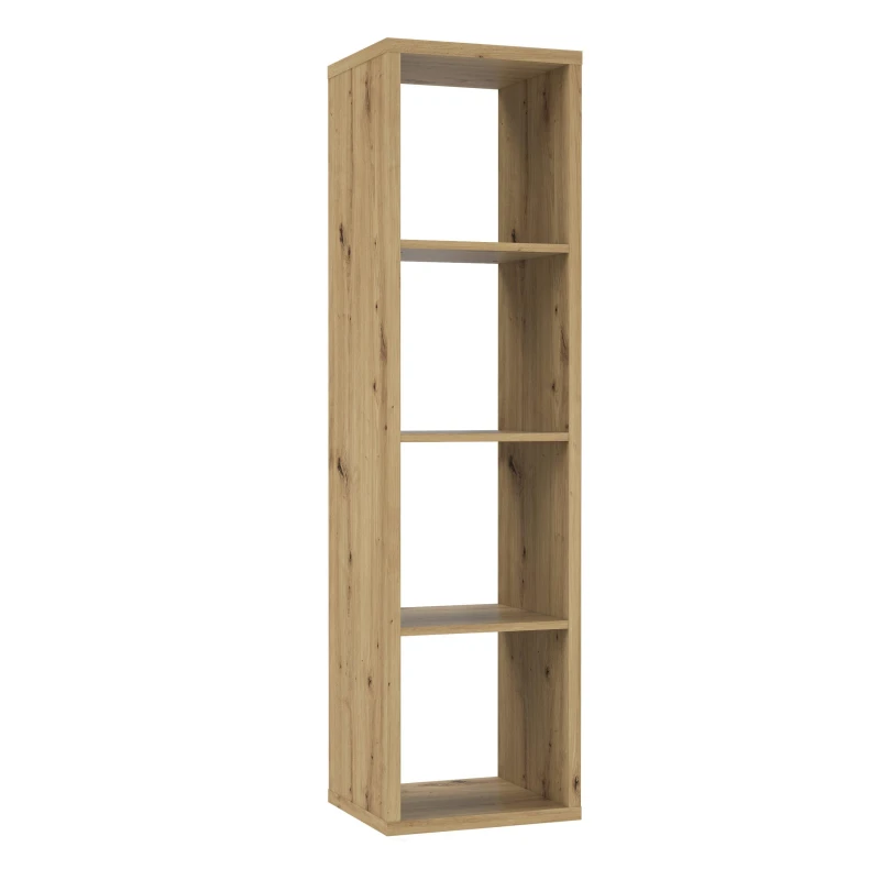 Image of Furniture To Go Mauro 3 Shelves Storage Unit in Brown