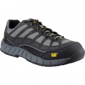 Image of Caterpillar Streamline Leather Safety Shoe Charcoal Size 9