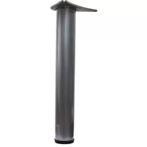 image of Adjustable Breakfast Bar Worktop Support Table Leg 820mm - Colour Silver - Pack of 4