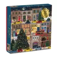 Image of Winter Lights Foil Puzzle 500 Piece Puzzle