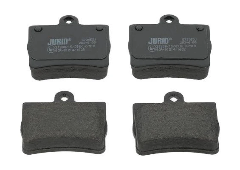 Image of JURID 573053J Brake pad set not prepared for wear warning indicator, without accessories Brake Pad Set,disc brake (402)