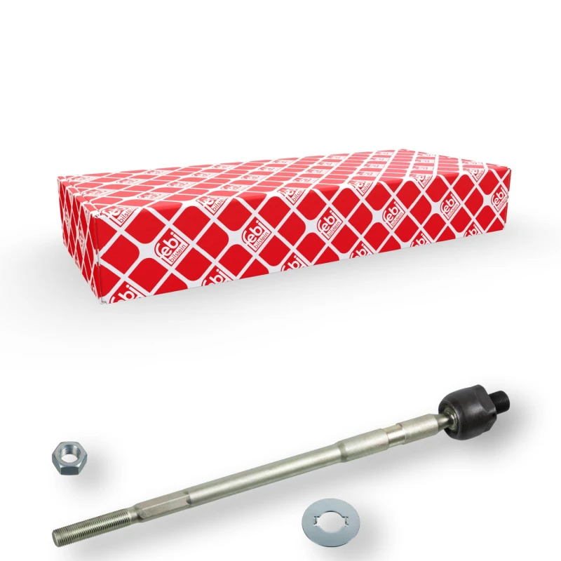 Image of FEBI BILSTEIN 12907 Inner Tie Rod Front Axle Right, with counter nut Inner Tie Rod (51)