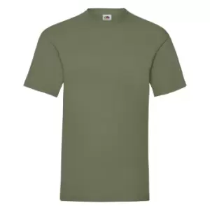 Image of Fruit Of The Loom Mens Valueweight Short Sleeve T-Shirt (3XL) (Classic Olive)