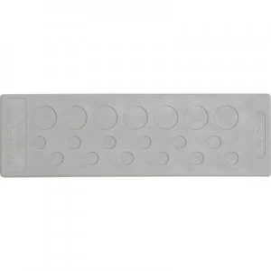 Image of Icotek KEL DP 2414 Cable grommet Terminal max. 12.1mm Elastomer Grey