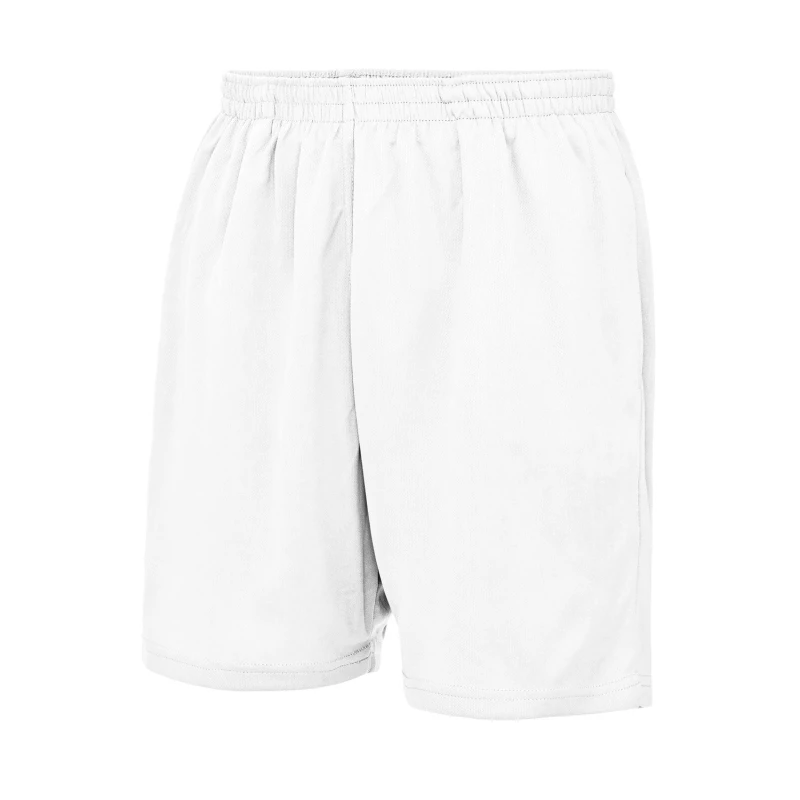 Image of Just Cool Just Cool Men Sports Shorts in White Size: large White L Male 5055747889130