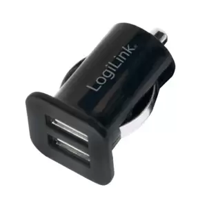 image of LogiLink PA0118 mobile device charger Black Auto