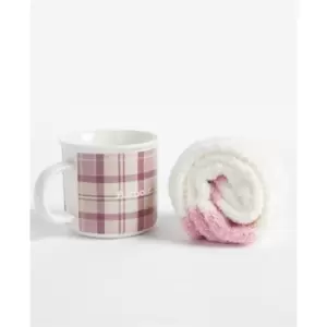 Image of Barbour Mug And Sock Gift Set - Purple
