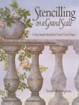 Image of Stencilling on a Grand Scale by Sandra Buckingham Hardback
