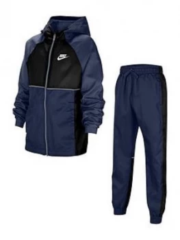 image of Nike Older Woven Tracksuit - Navy