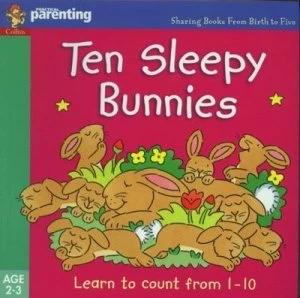 Image of Ten Sleepy Bunnies by Jane Kemp and Clare Walters and Peter Curry Book