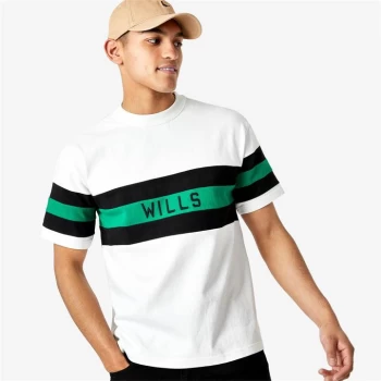 image of Jack Wills Hofton Stripe T-Shirt - Vintage White