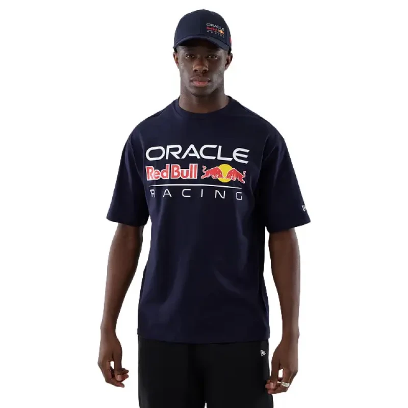 Image of new era T-Shirt New Era logo RedBull Racing Graphic Bleu Male XL