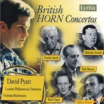 image of London Philharmonic Orchestra - British Horn Concertos (Braithwaite, Lpo, Pyatt) CD