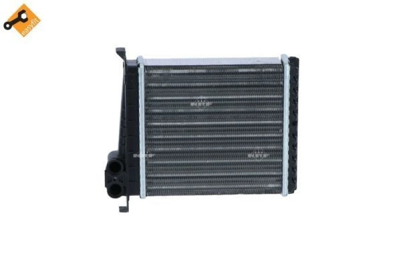 Image of NRF 54284 Heat Exchanger EASY FIT without pipe, with gaskets/seals Aluminium Heat Exchanger,interior heating (467)