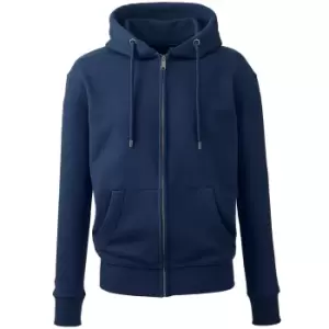 Image of Anthem Mens Organic Full Zip Hoodie (3XL) (Navy)
