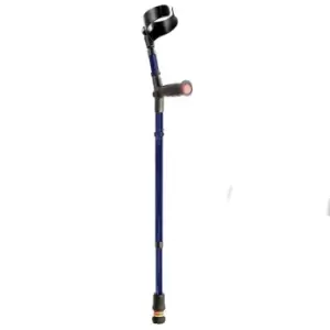 Image of Closed Cuff Soft Grip Double Adjustable Crutch - Orange (Single)