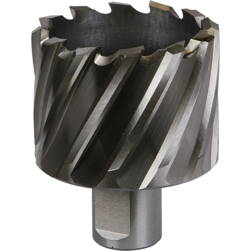 Image of Loops 50mm x 25mm Depth Rotabor Cutter - M2 Steel Annular Metal Core Drill 19mm Shank Metallics
