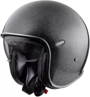 Image of Premier Vintage U9 Glitter Silver Jet Helmet, Size S, silver, Size S