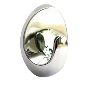 Image of BQ Chrome Effect ABS Robe Hook Pack of 2