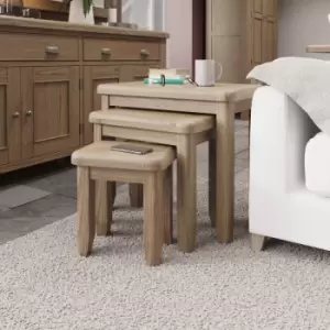 Image of Downtown Hexham Nest Of 3 Tables