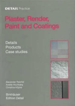Image of Plaster Render Paint and Coatings by Alexander Reichel Book