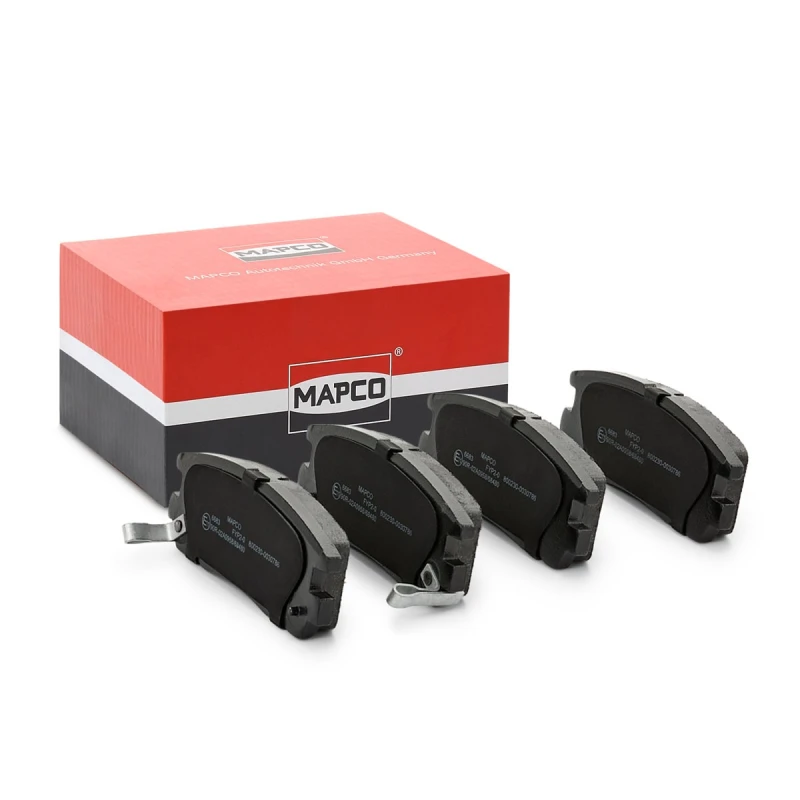 Image of MAPCO 6683 Brake pad set Rear Axle, with acoustic wear warning Brake Pad Set,disc brake (402)
