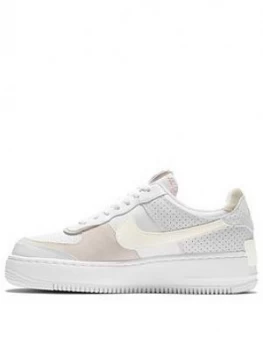 image of Nike Air Force 1 Shadow, White/Off White, Size 7, Women