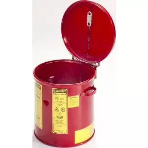 Image of Justrite Cleaning and immersion container, sheet steel, zinc plated and painted, capacity 8 litres