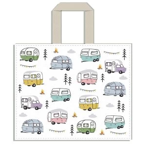 image of Caravan Recycled Plastic Bottles RPET Reusable Shopping Bag