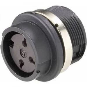 Image of Round connector C091B Number of pins 7 Connector socket with mounting 5 A