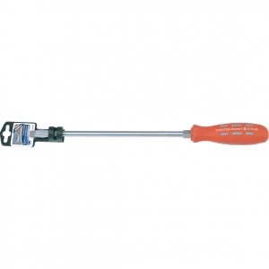 Image of Draper Expert Mechanics Soft Grip Flared Slotted Screwdriver 9.5mm 250mm