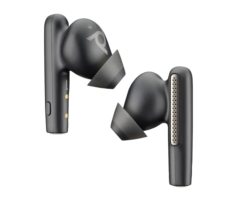 Image of HP Poly Voyager Free 60 UC Carbon Black Earbuds +BT700 USB-C Adapter +
