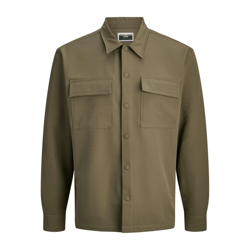 Image of Jack and Jones Mens Commute Overshirt Crocodile male M