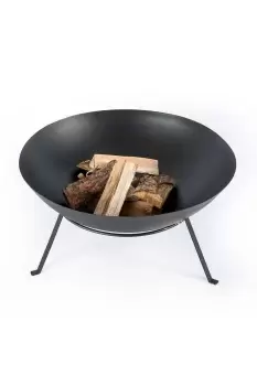 Image of Metal Fire Bowl with Stand