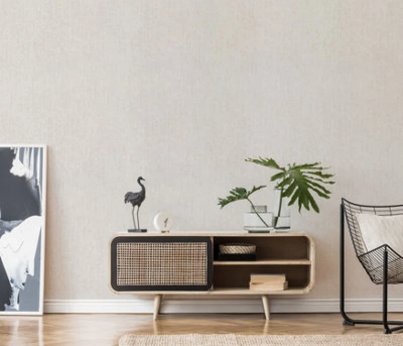 Image of Erismann Wallpaper Shadow Veil Cream