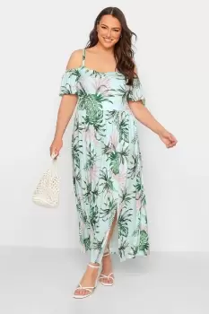 Image of Cold Shoulder Maxi Dress