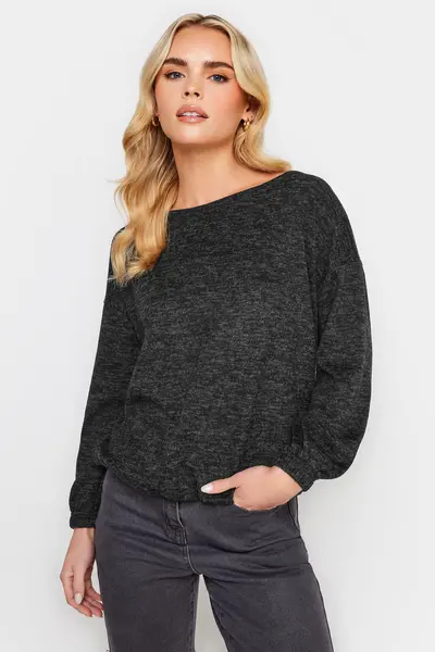 image of PixieGirl Petite Long Sleeve Top Black