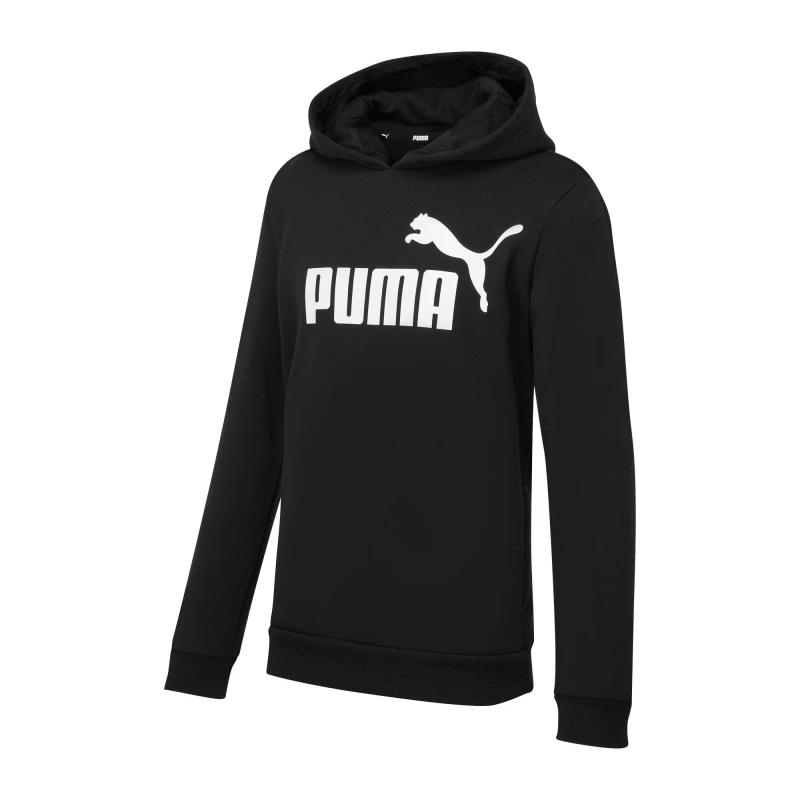Image of Puma Logo Hooded Sweat Suit B - Black 7 - 8 Years