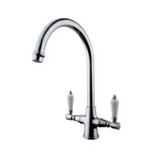 Image of Traditional Kitchen Monobloc Mixer Tap Chrome - 934960