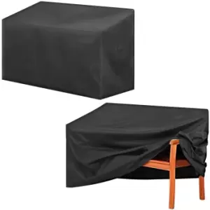 Image of Garden Bench Cover Anthracite Oxford 135x66x88 70cm