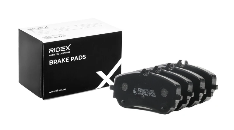 Image of RIDEX Brake pad set RIDEX 402B1408