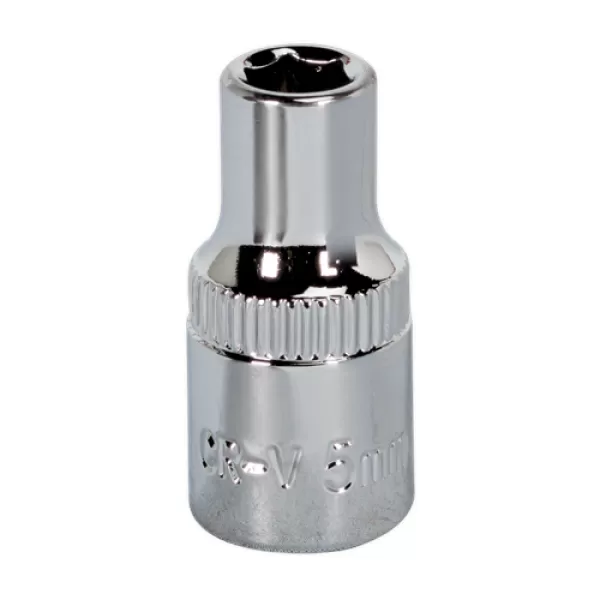 Image of Genuine SEALEY SP1405 WallDrive® Socket 5mm 1/4Sq Drive Fully Polished