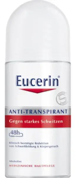 image of Eucerin Antiperspirant Roll On Deodorant 50ml