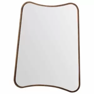 image of Crossland Grove Curvar Rectangle Gold - 610 X 810mm