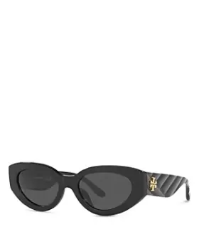 image of Tory Burch Womens Cat Eye Sunglasses, 51mm