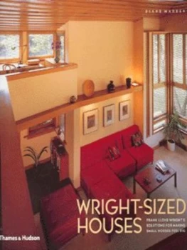 Image of Wright-Sized Houses by Diane Maddex Hardback
